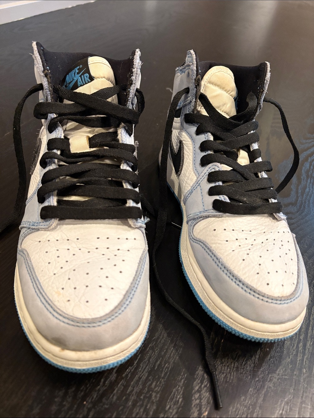 Nike Air Jordan 1 High OG - White/Black/Light Blue